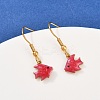Ocean Series 304 Stainless Steel Enamel Dangle Earrings LS-EJEW-K017-01H-G-2