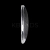 Transparent Oval Glass Cabochons GGLA-R022-30x20-5