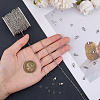 DIY Brass Curb Chain Bracelet Necklace Making Kit DIY-BBC0001-87P-3