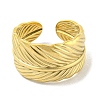304 Stainless Steel Open Cuff Ring RJEW-C067-15G-2