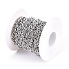 Tarnish Resistant 304 Stainless Steel Figaro Chains CHS-I001-09P-01-4