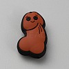 Little Doll Food Grade Eco-Friendly Silicone Focal Beads SIL-WH0017-005B-1