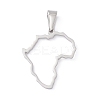 Non-Tarnish 304 Stainless Steel Pendants STAS-G284-02P-2