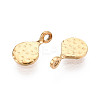 304 Stainless Steel Teardrop Charms X-STAS-T072-40G-2
