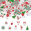 72Pcs 9 Styles Christmas Theme Alloy Enamel Pendants ENAM-CA0001-89-1