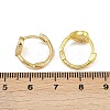 Heart Brass Enamel Hoop Earrings LS-EJEW-S277-03G-5