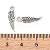 Tibetan Style Alloy Wing Charms TIBEP-3344-AS-NR-2