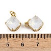 Brass Pave Cubic Zirconia Pendants KK-L240-07G-02-3