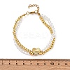 Brass Multi-strand Bracelets BJEW-M056-03G-3
