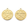 Ion Plating(IP) 201 Stainless Steel Pendants STAS-N098-214LG-3