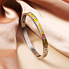 304 Stainless Steel Enamel Bangles FS-WG30162-11-1