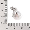 Brass Micro Pave Cubic Zirconia Pendants ZIRC-I066-07P-01-3