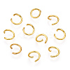 PVD Vacuum Plating 304 Stainless Steel Open Jump Rings X-STAS-R049-6x0.8mm-G-1