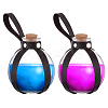 Dark Magic Cork Potion Bottle AJEW-WH0415-80A-1