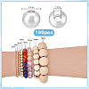 160Pcs Brass Spacer Beads KK-PH0014-56-2