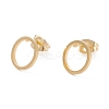 304 Stainless Steel Stud Earrings EJEW-Z012-10D-G-1