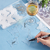 DIY Blank Wine Glass Charm Making Kit DIY-FG0004-59C-3