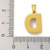 Ion Plating(IP) 304 Stainless Steel Pendants STAS-U024-01D-3