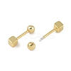 Cube 999 Fine Silver Cartilage Earrings for Women EJEW-S215-25G-02-3