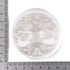Flat Round Natural Selenite Slice Coasters DJEW-C015-02H-02-3