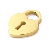 Ion Plating(IP) 304 Stainless Steel Laser Cut Charms STAS-N104-11G-2
