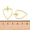 Rack Plating Brass Pendants KK-P269-11A-G-3