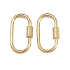 304 Stainless Steel Screw Clasps STAS-Z152-17G-1