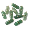 Natural Green Aventurine Pendants G-H328-02G-B06-1