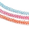 Transparent Painted Glass Beads Strands DGLA-A034-T2mm-A11-3