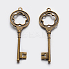 Tibetan Style Alloy Big Pendants TIBEP-3580-AB-LF-1