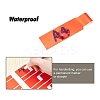 Gorgecraft 10Sheet 10 Color Knife P-type Self-adhesive Network Cable Label Paper Color Waterproof DIY-GF00044-56-3