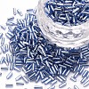 Plated Glass Bugle Beads SEED-S046-01A-26-1