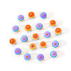 50Pcs Transparent Stripe Resin Beads RESI-YW0001-02C-1