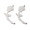 Non-Tarnish 304 Stainless Steel Connector Charms STAS-Z078-20P-1