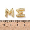 Rack Plating Brass Micro Pave Cubic Zirconia Slide Charms KK-C084-34G-M-3