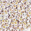 500Pcs Plating Acrylic Beads PACR-TADJ0001-01Q-2