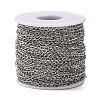 Tarnish Resistant 304 Stainless Steel Curb Chains CHS-R009-05-3