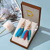 Rhombus Alloy Rhinestone Chandelier Earrings FS-WGCB5E2-09-1