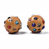 Polymer Clay Rhinestone Beads RB-T017-31J-A-2