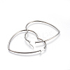 Tarnish Resistant 201 Stainless Steel Hoop Earrings X-EJEW-A052-11B-2