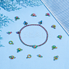 12Pcs 201 Stainless Steel Snap Clasps STAS-UN0053-71-2