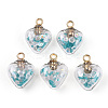 Glow in the Dark Luminous Glass Pendants GLAA-YWC0001-01C-2