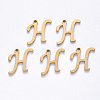 PVD Vacuum Plating 201 Stainless Steel Charms STAS-R105-H-G-2