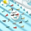 20Pcs 5 Colors Alloy Enamel Pendants ENAM-YW0004-52-5