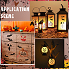 4Pcs Halloween Theme Acrylic Quilting Templates DIY-BC0015-86B-5
