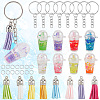 DIY Jewerly Keychain Kits DIY-SC0030-05-7