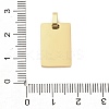 304 Stainless Steel Stamping Blank Tag Pendants STAS-Z126-03G-01-3