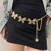 Tibetan Style Alloy Butterfly Link Chain Waist Belly Chains for Women FS-WG99F1B-01-3