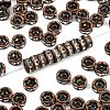 Brass Rhinestone Spacer Beads RB-A014-Z5mm-01R-NF-1