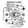 1Pc PET Hollow Out Drawing Painting Stencils DIY-MA0004-40B-2